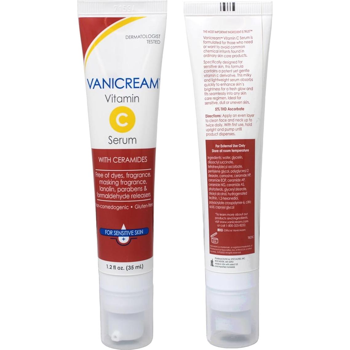 Suero Facial Vitamina C Vanicream con Ceramidas 70 ml