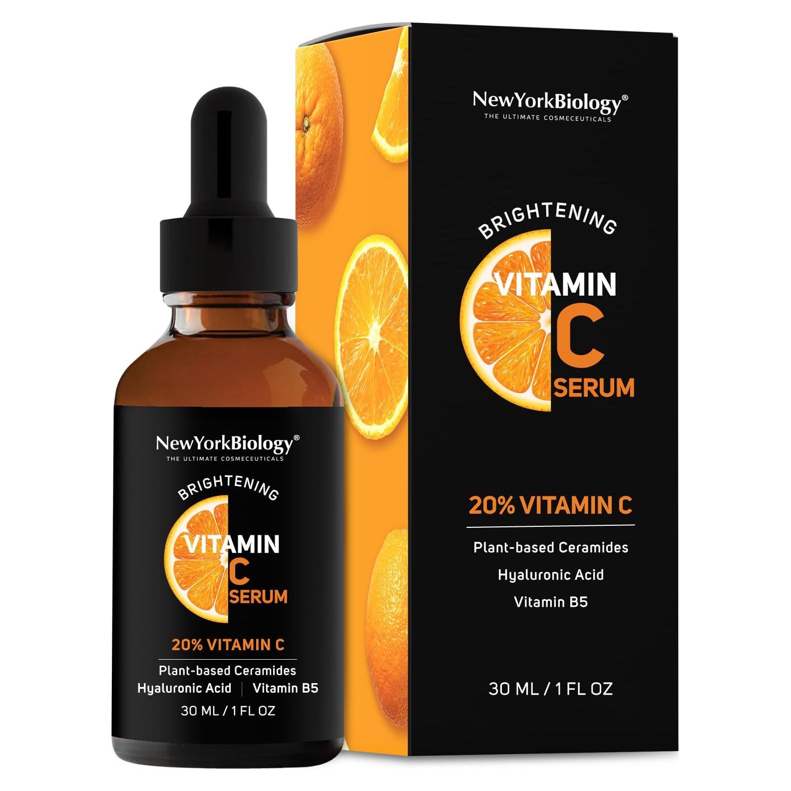 Suero de Vitamina C Nueva York Biology 29.57 ml - Hidratante Antienvejecimiento