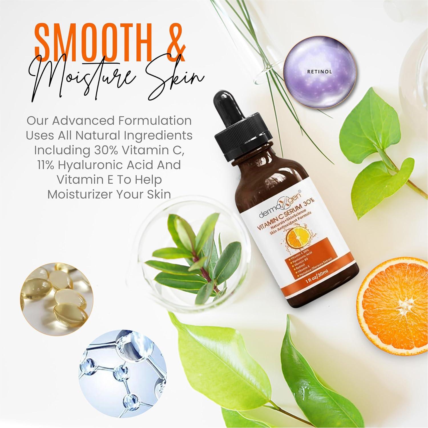 Suero de Vitamina C 30% Naturals+SkinScience 30ml Antienvejecimiento