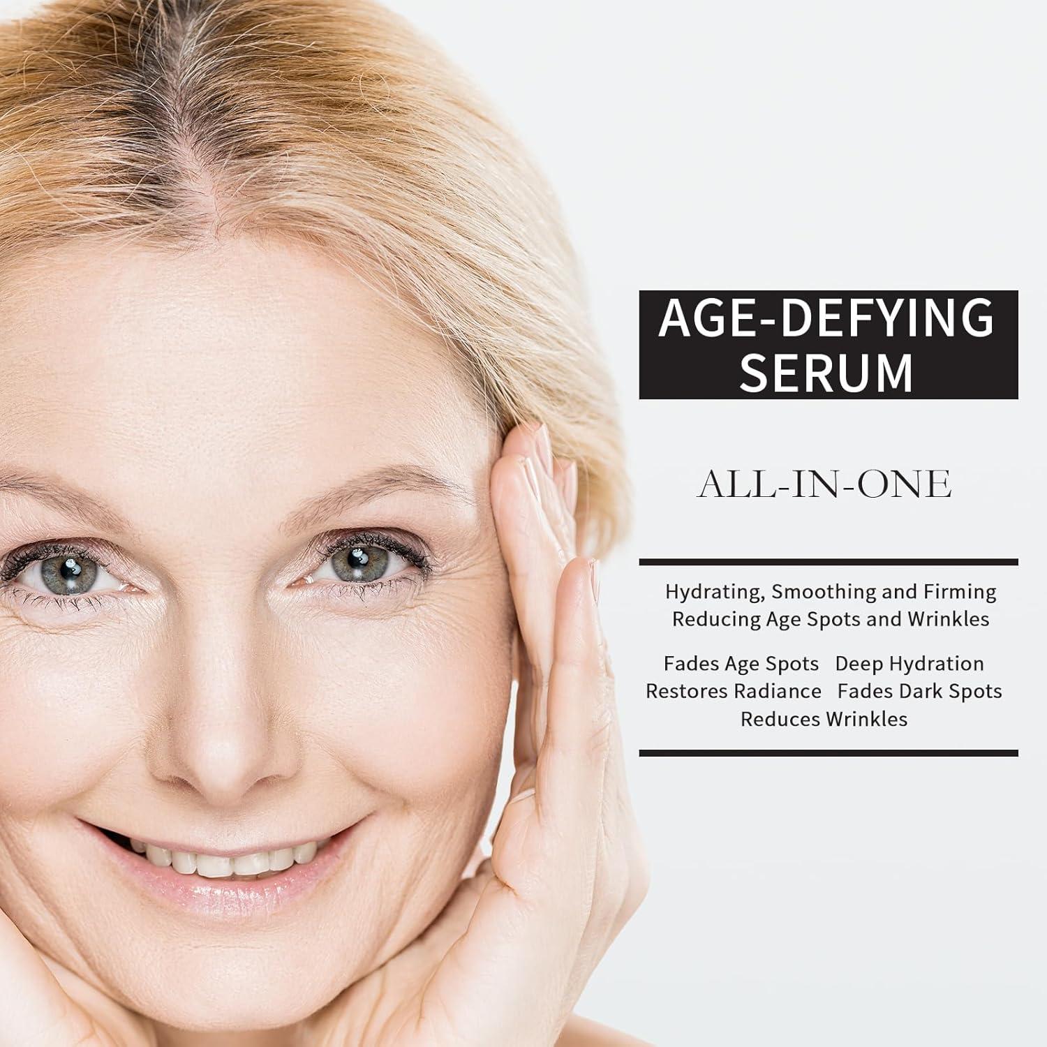 Suero Facial Antienvejecimiento TUJHG 50 ml - Vitamina C y Retinol