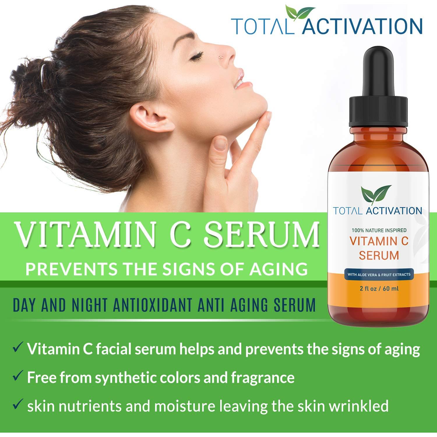 Suero de Vitamina C Total Activation 60 ml Antioxidante Hidratante