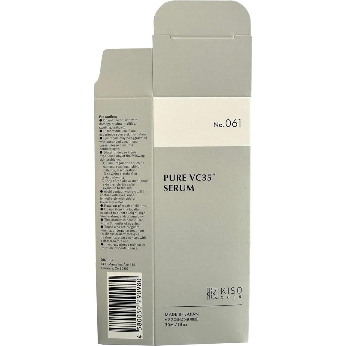 Suero de Vitamina C Pura KisoCare 35% 30ml - Cuidado Facial