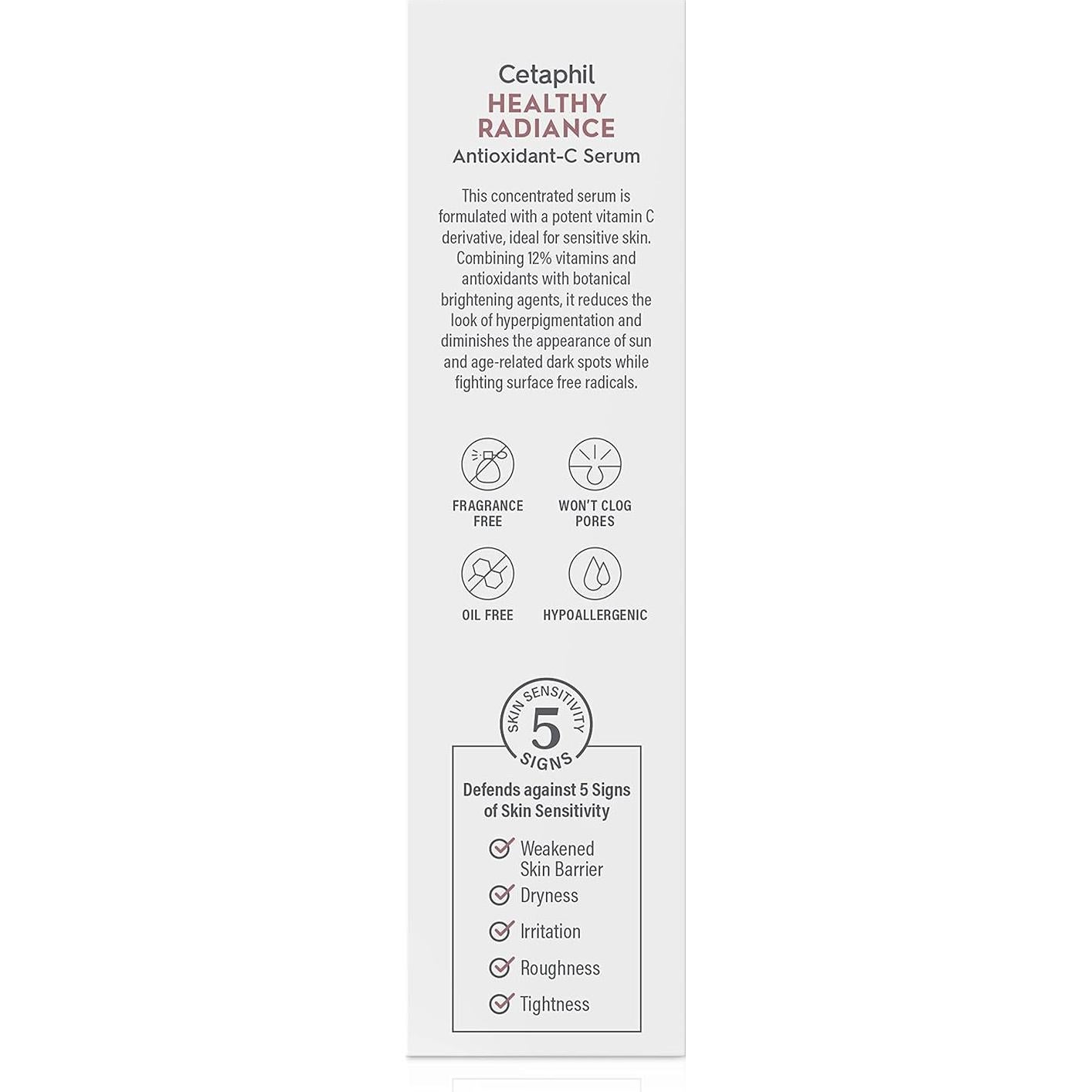 Suero Facial Antioxidante-C Cetaphil 28.35 g para Piel Sensible