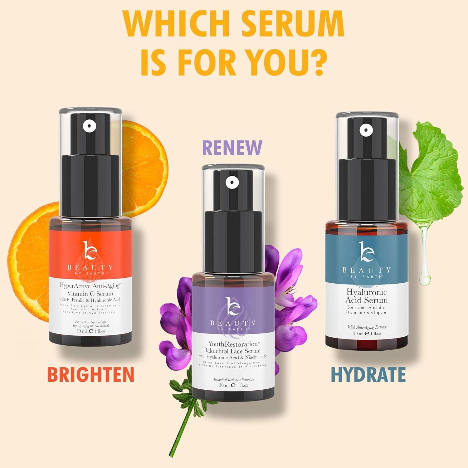 Suero Facial de Vitamina C Beauty by Earth 30 ml Antienvejecimiento