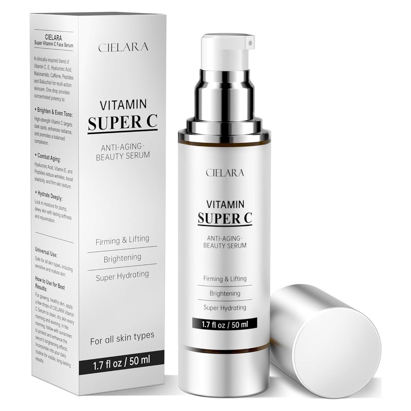 Suero de Vitamina C CIELARA 50 ml - Anti Envejecimiento 20%