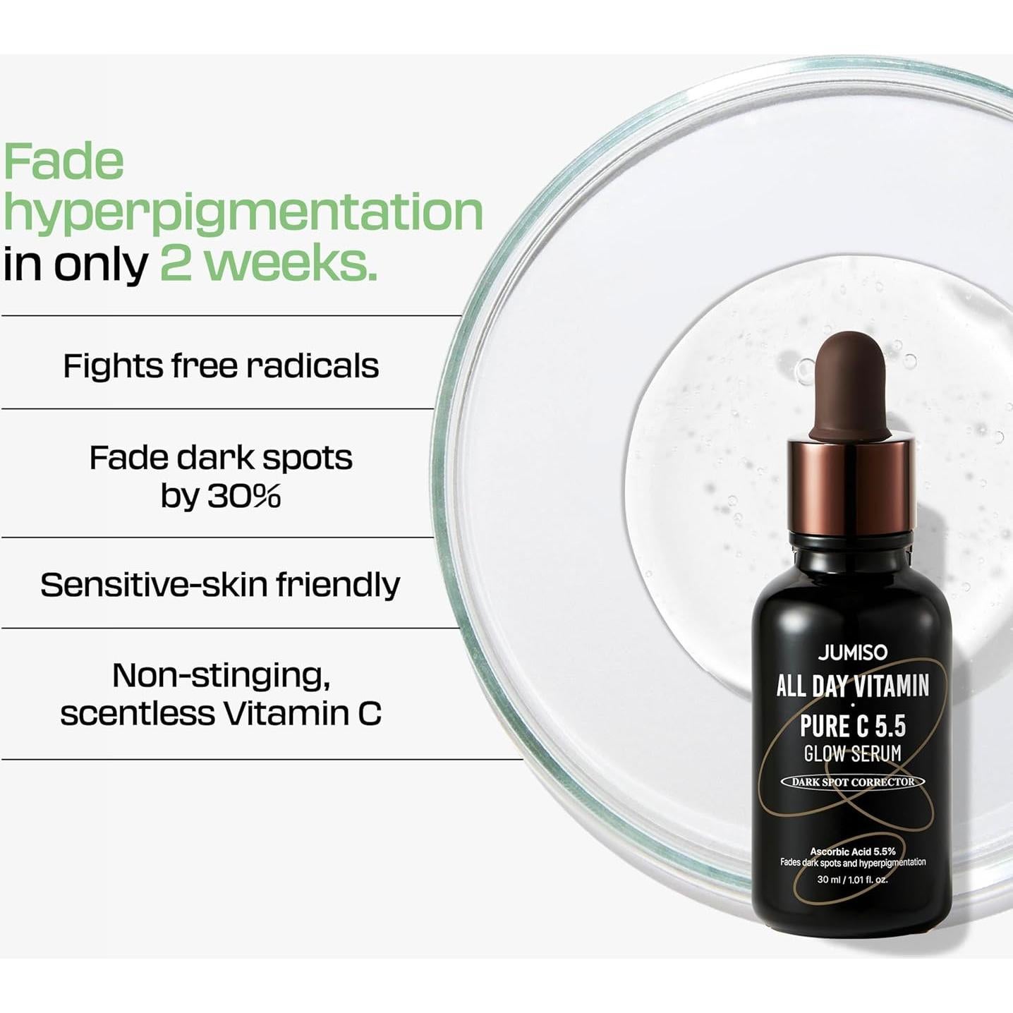 Suero Brillante de Vitamina C 5.5 JUMISO 30 ml - Antiedad