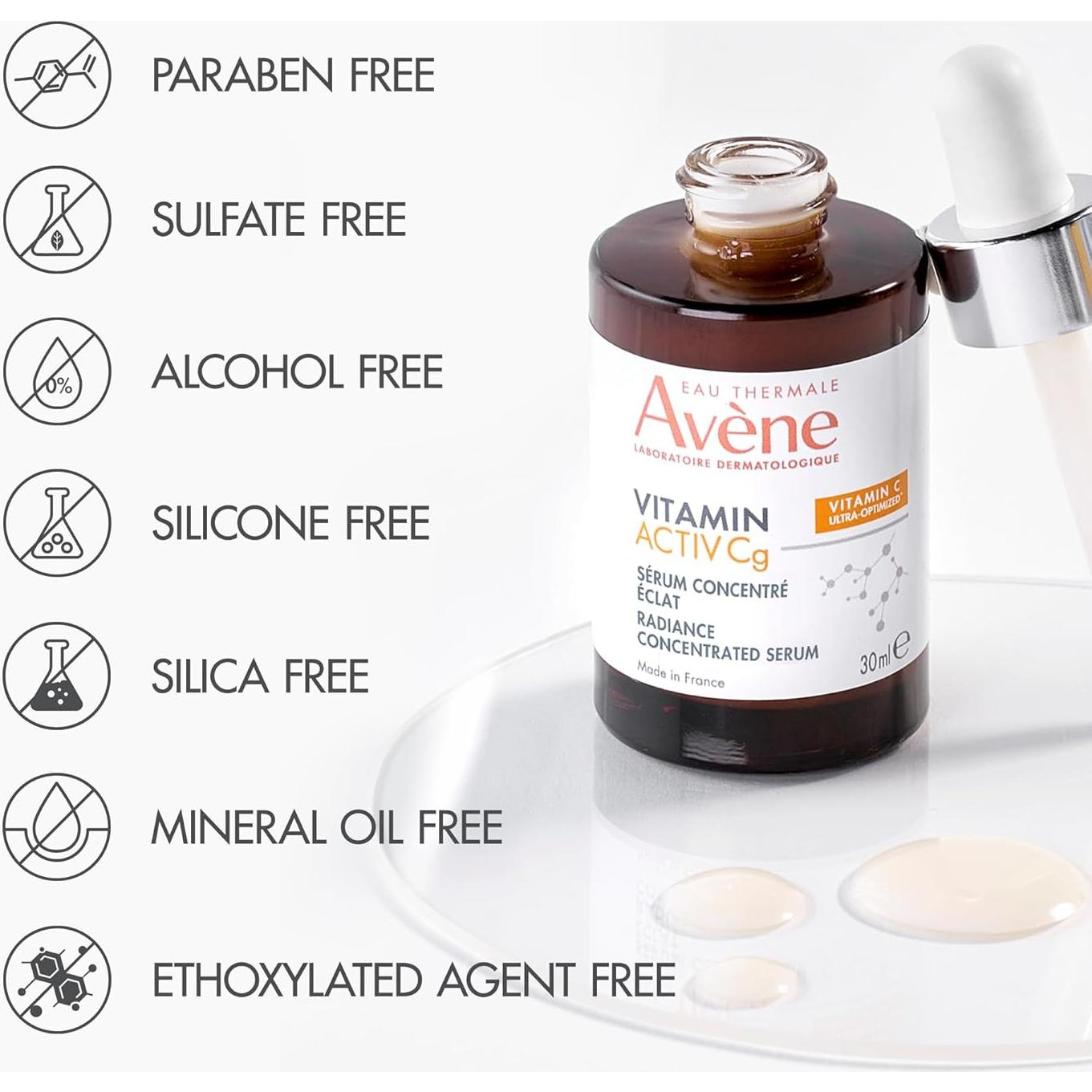 Suero Radiancia Avène 29.57 ml - Vitamina Cg + Niacinamida