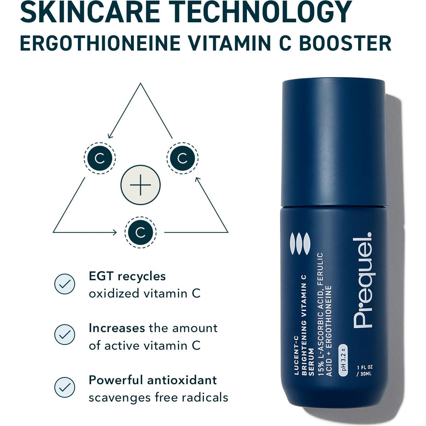 Suero Facial Vitamina C Prequel 30ml - Ácido L-Ascórbico