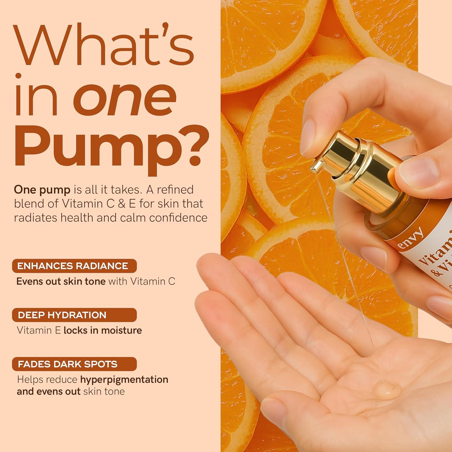 Sérum Facial Envy Vitamina C y E 149g - Klar & Co