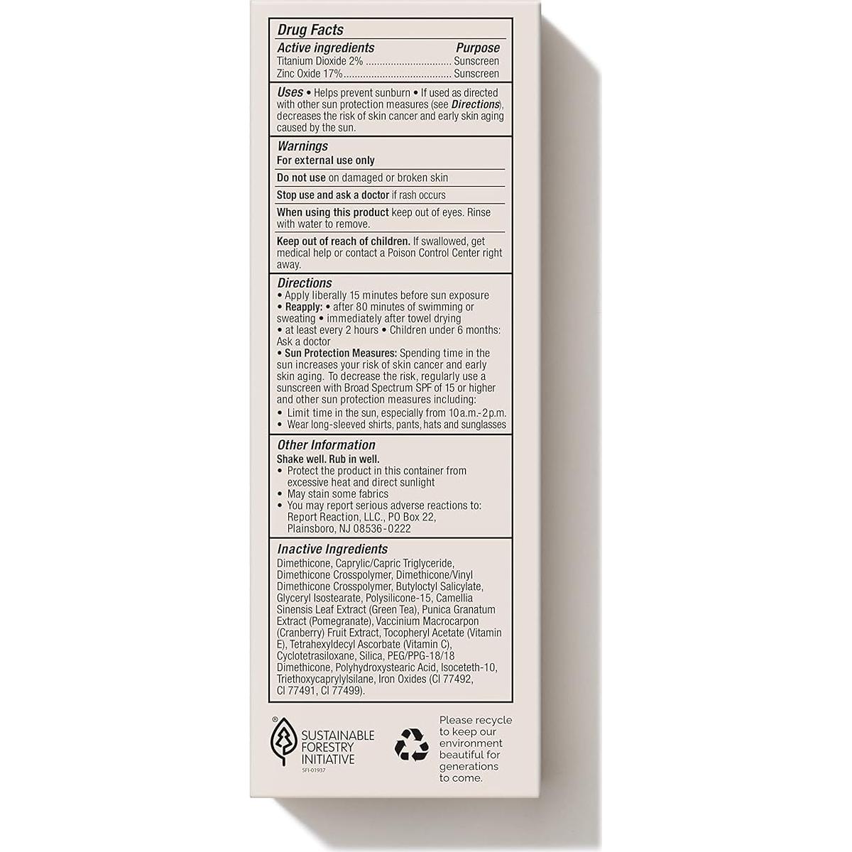 Crema Solar Tinte Mineral MDSolarSciences SPF 30 50ml