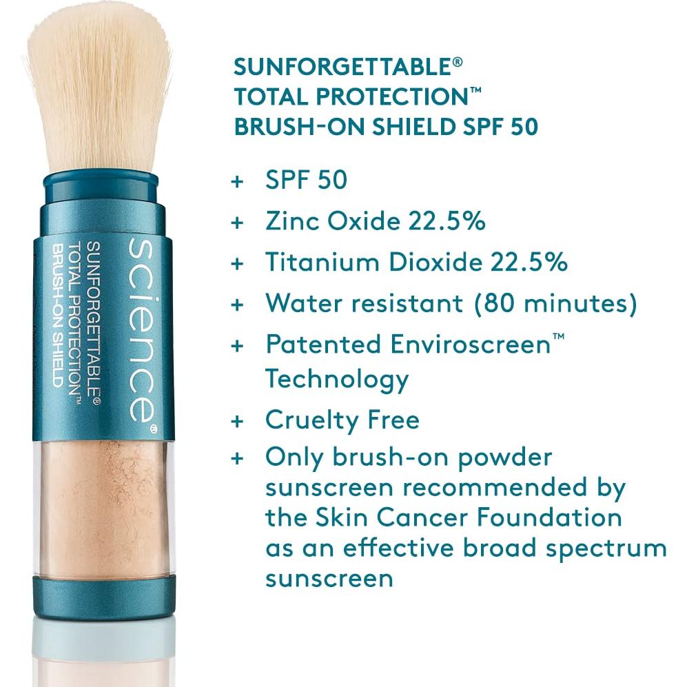 Polvo Mineral Protector Solar Colorescience Piel Sensible 10cm