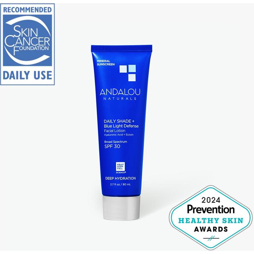 Protector Solar Facial Andalou Naturals SPF 30 80 ml