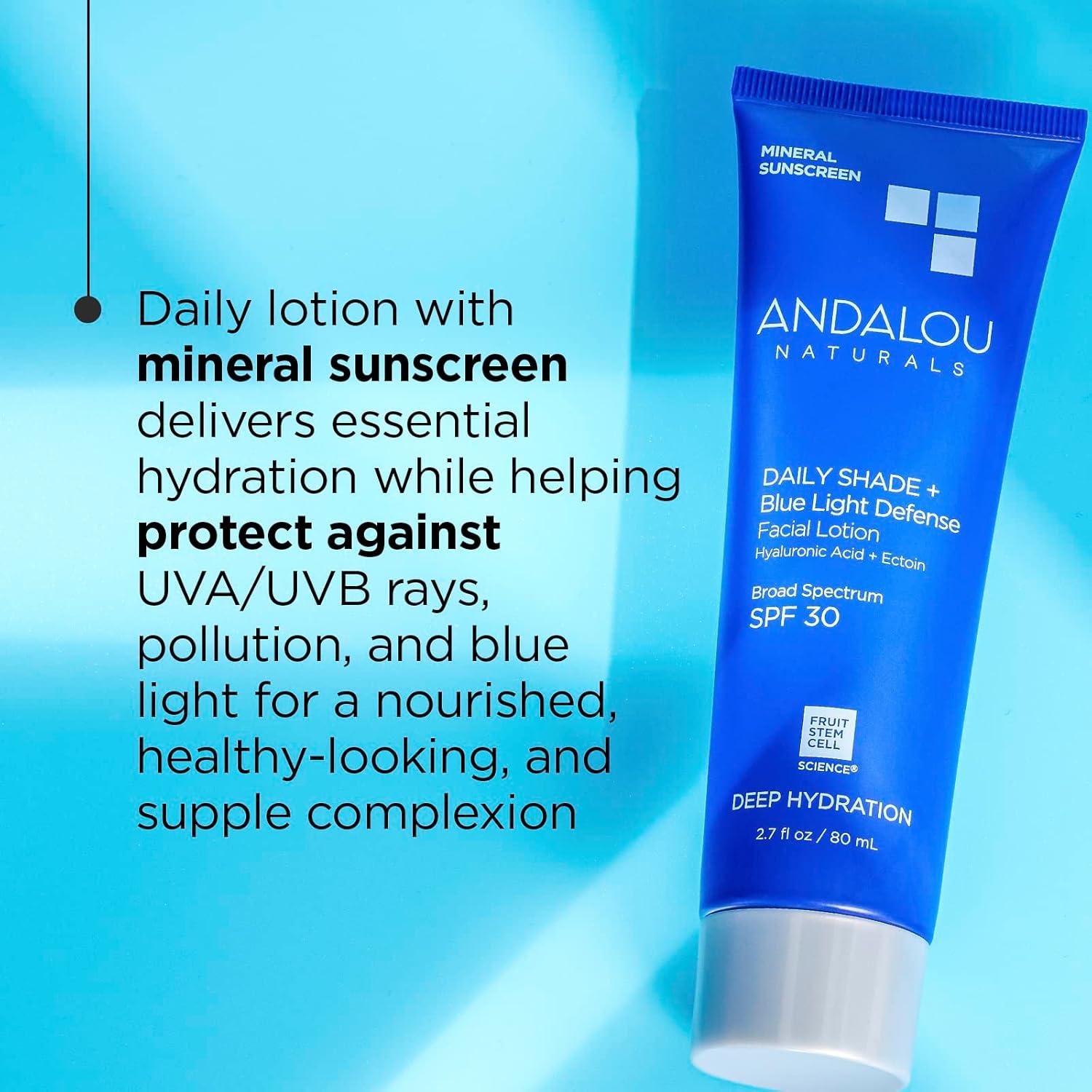 Protector Solar Facial Andalou Naturals SPF 30 80 ml