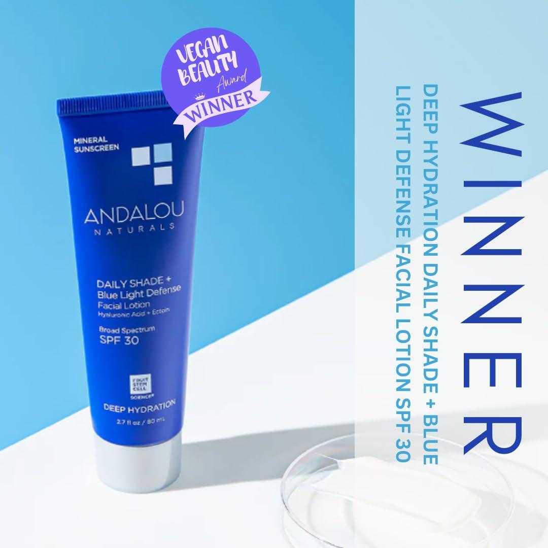 Protector Solar Facial Andalou Naturals SPF 30 80 ml