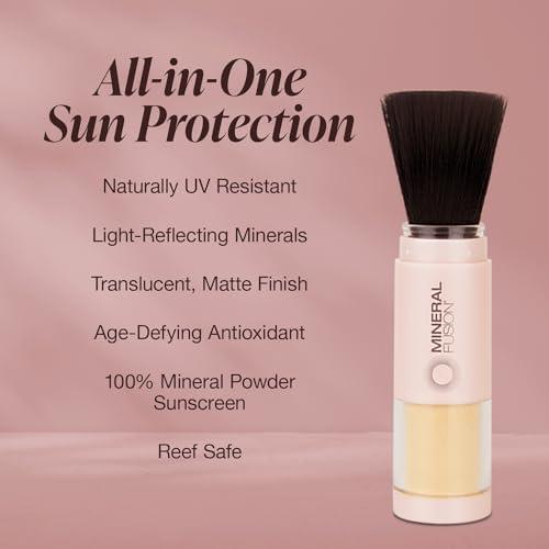 Protector Solar en Polvo Mineral Fusion SPF 30 - Hipoalergénico