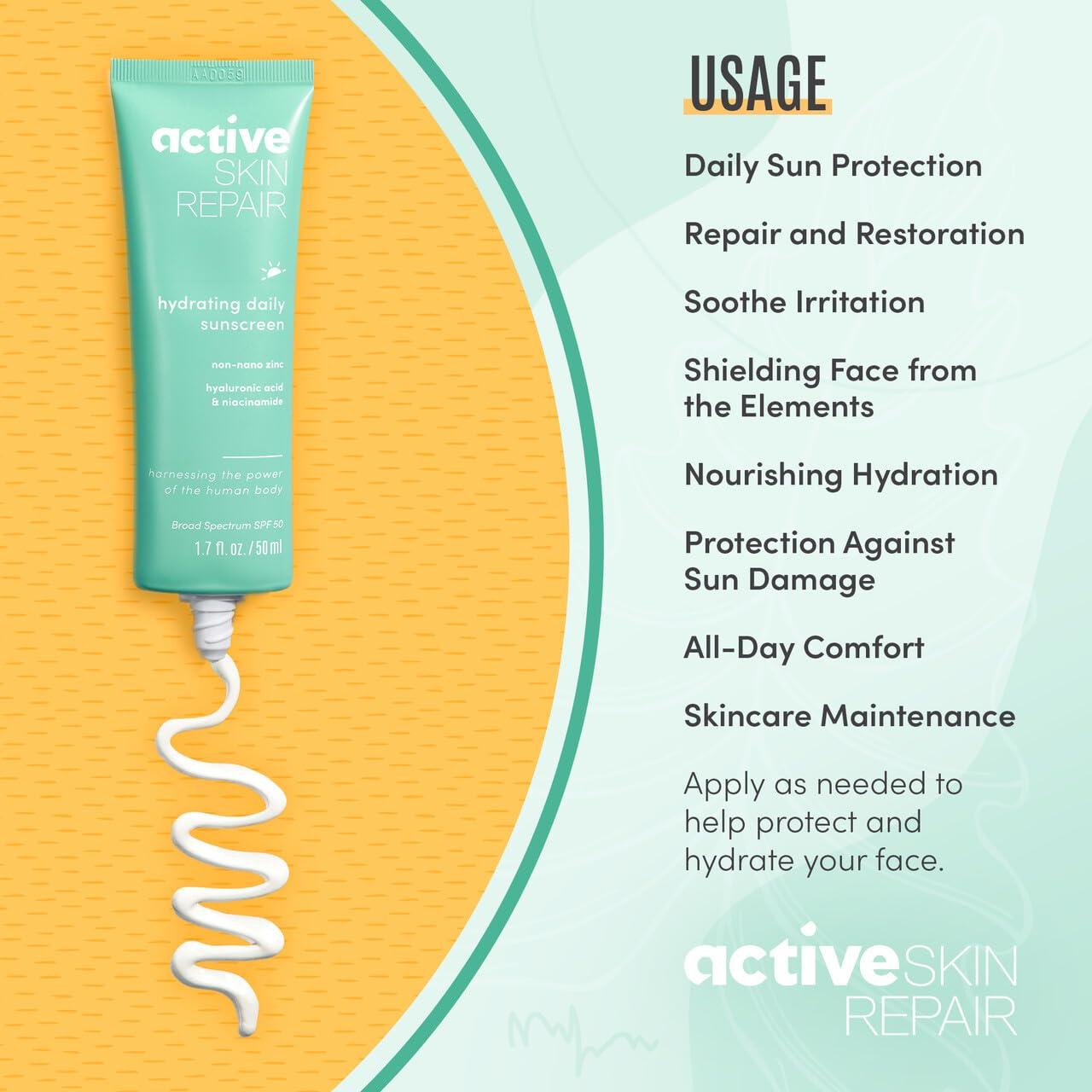 Active Skin Repair Protector Solar Facial SPF 50 50 ml