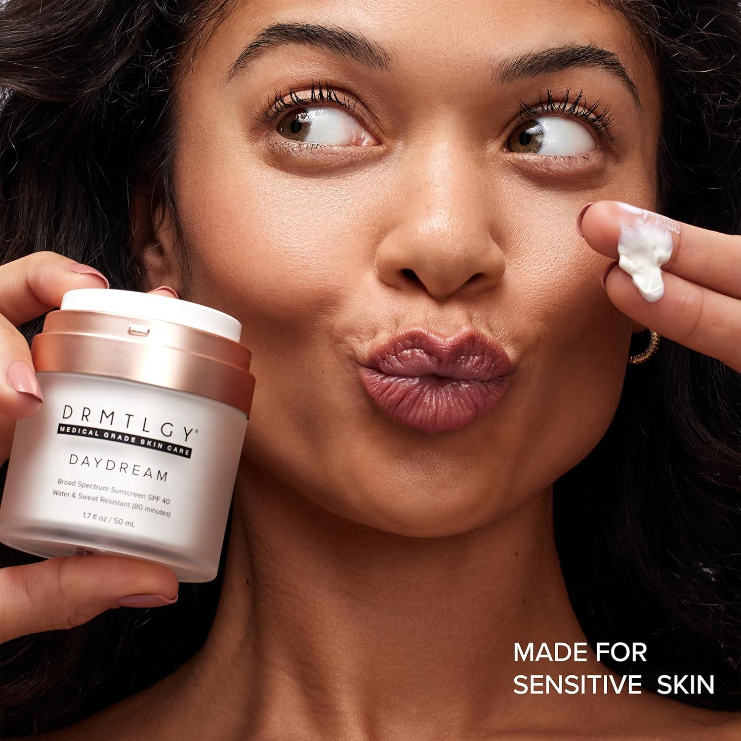 DRMTLGY Crema Solar Hidratante Facial SPF 40 - Piel Sensible