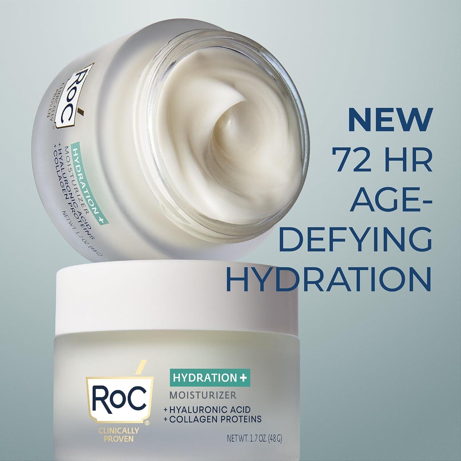 Crema Hidratante Facial RoC Hydration+ 48g Ácido Hialurónico