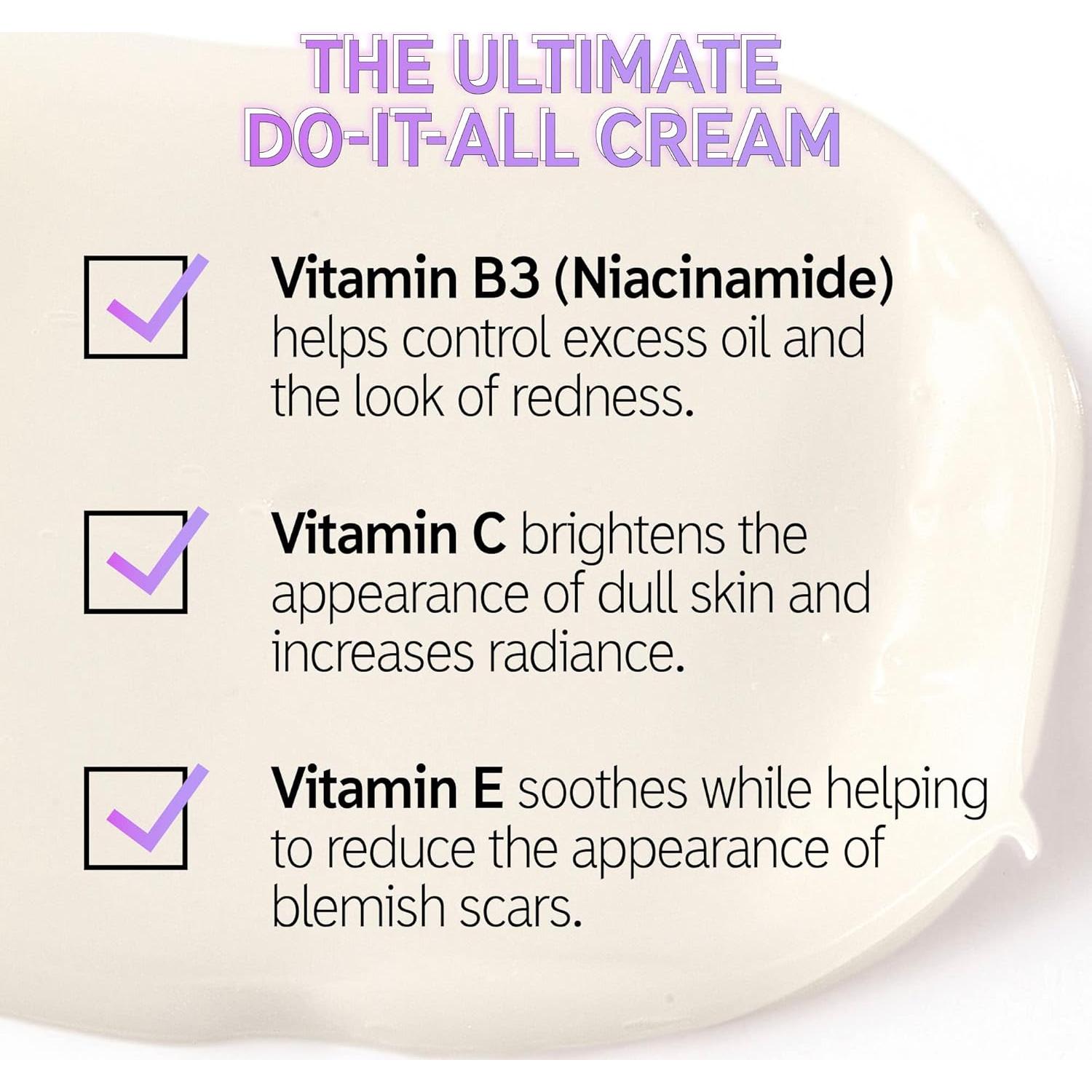 Hidratante Diario INKEY con Vitaminas B, C y E 48g