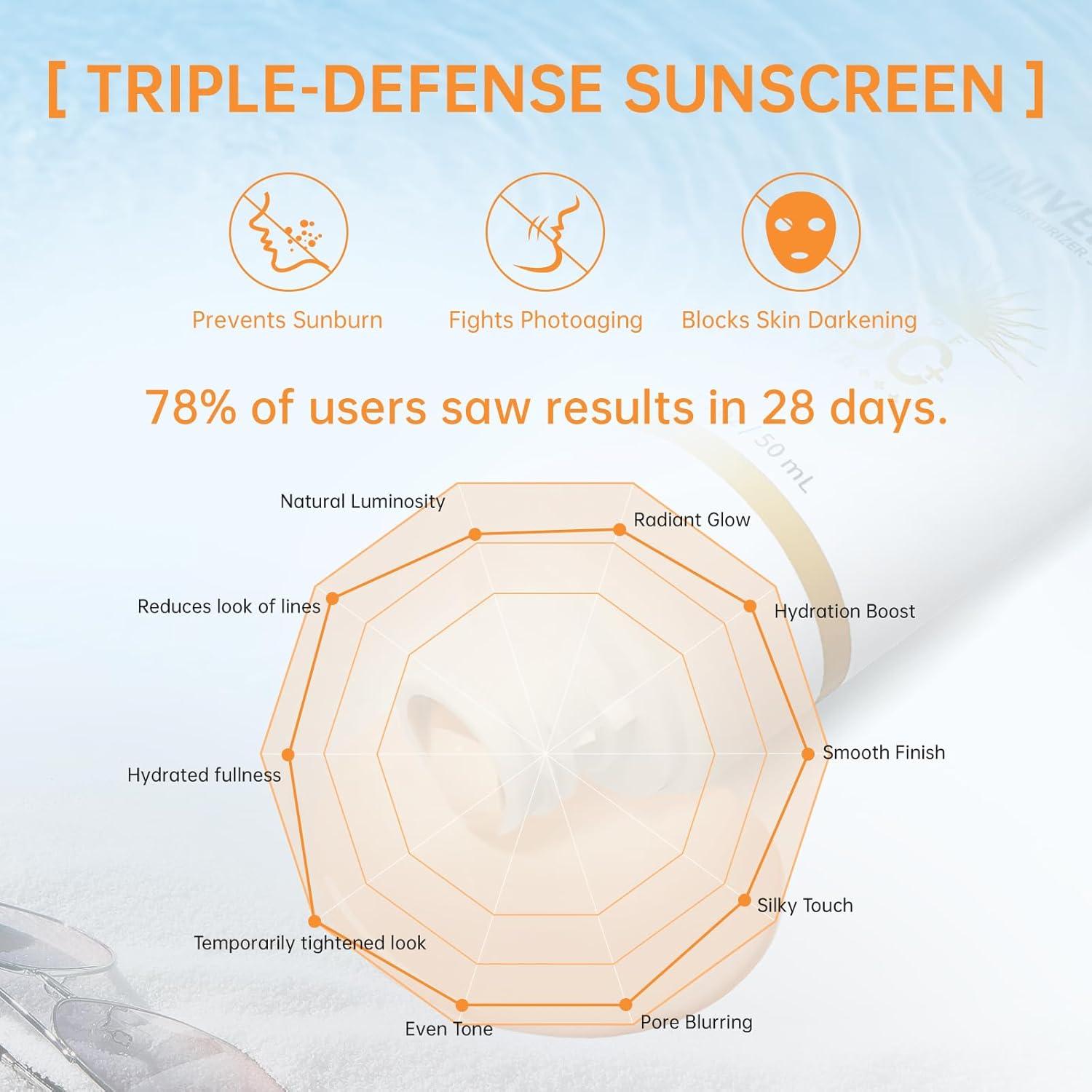 Protector Solar Tinteado Facial SPF 50 Onsart 50ml Hidratante