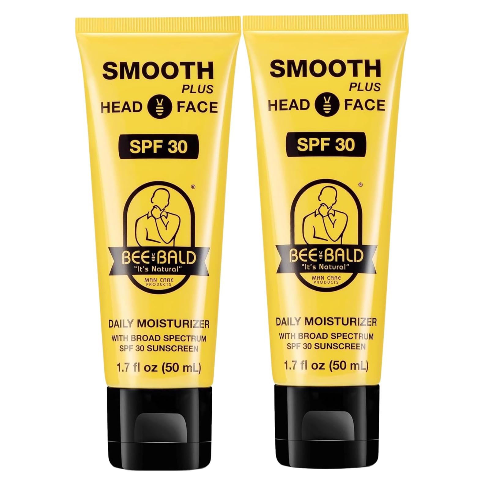 Hidratante Bee Bald SMOOTH PLUS SPF 30 para Cabeza y Cara 100 ml