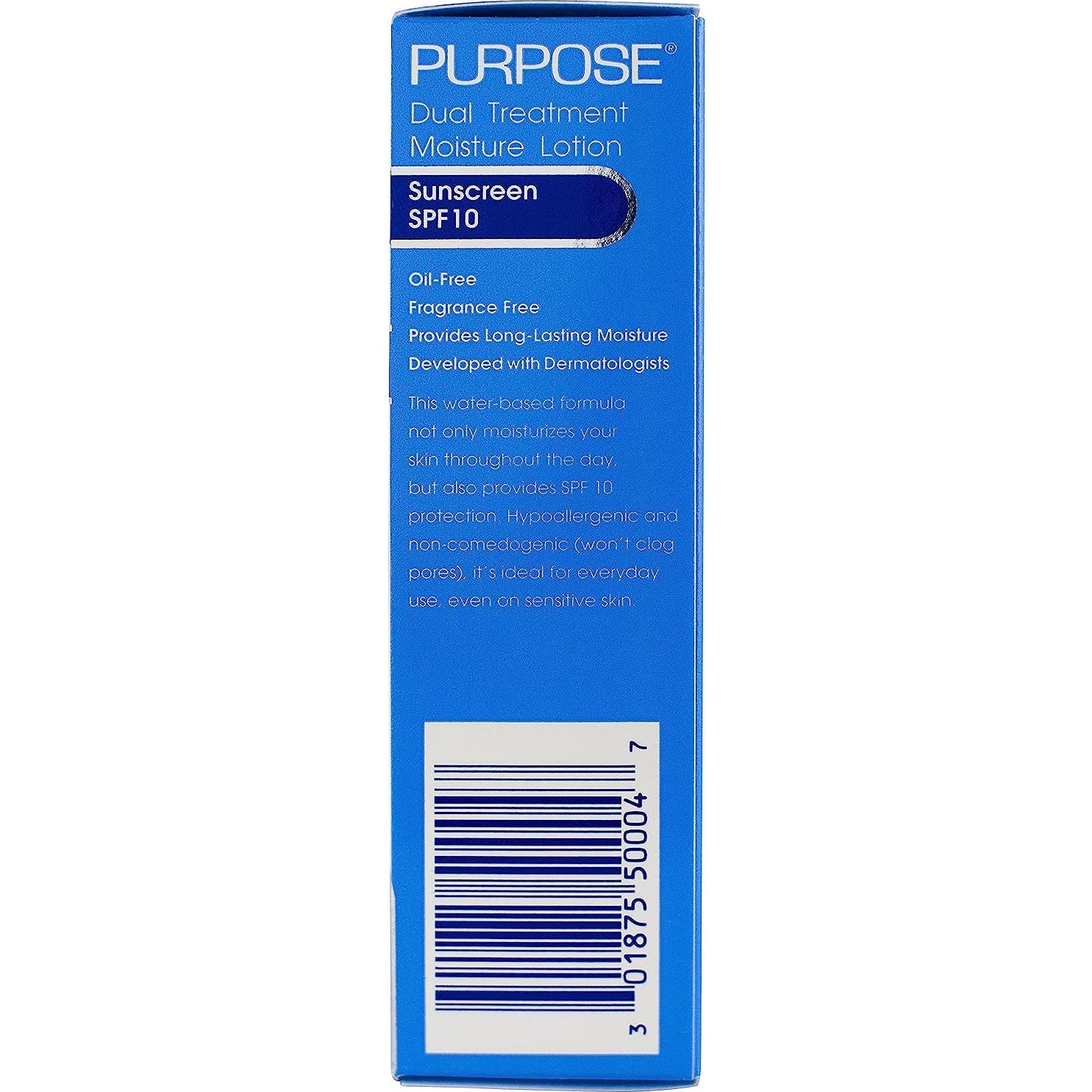Hidratante Dual Treatment Purpose SPF 10 226.8 g (Paquete de 2)