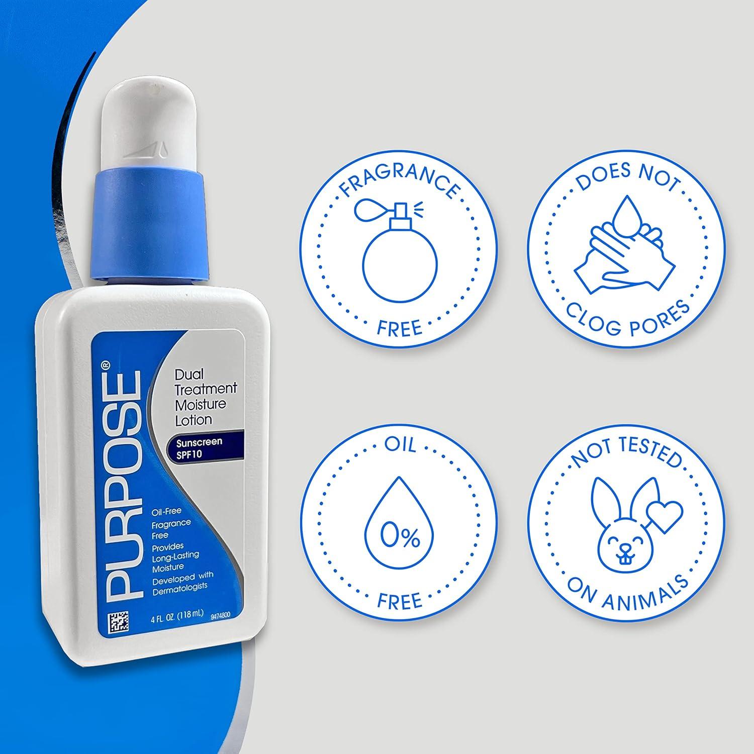 Hidratante Dual Treatment Purpose SPF 10 226.8 g (Paquete de 2)