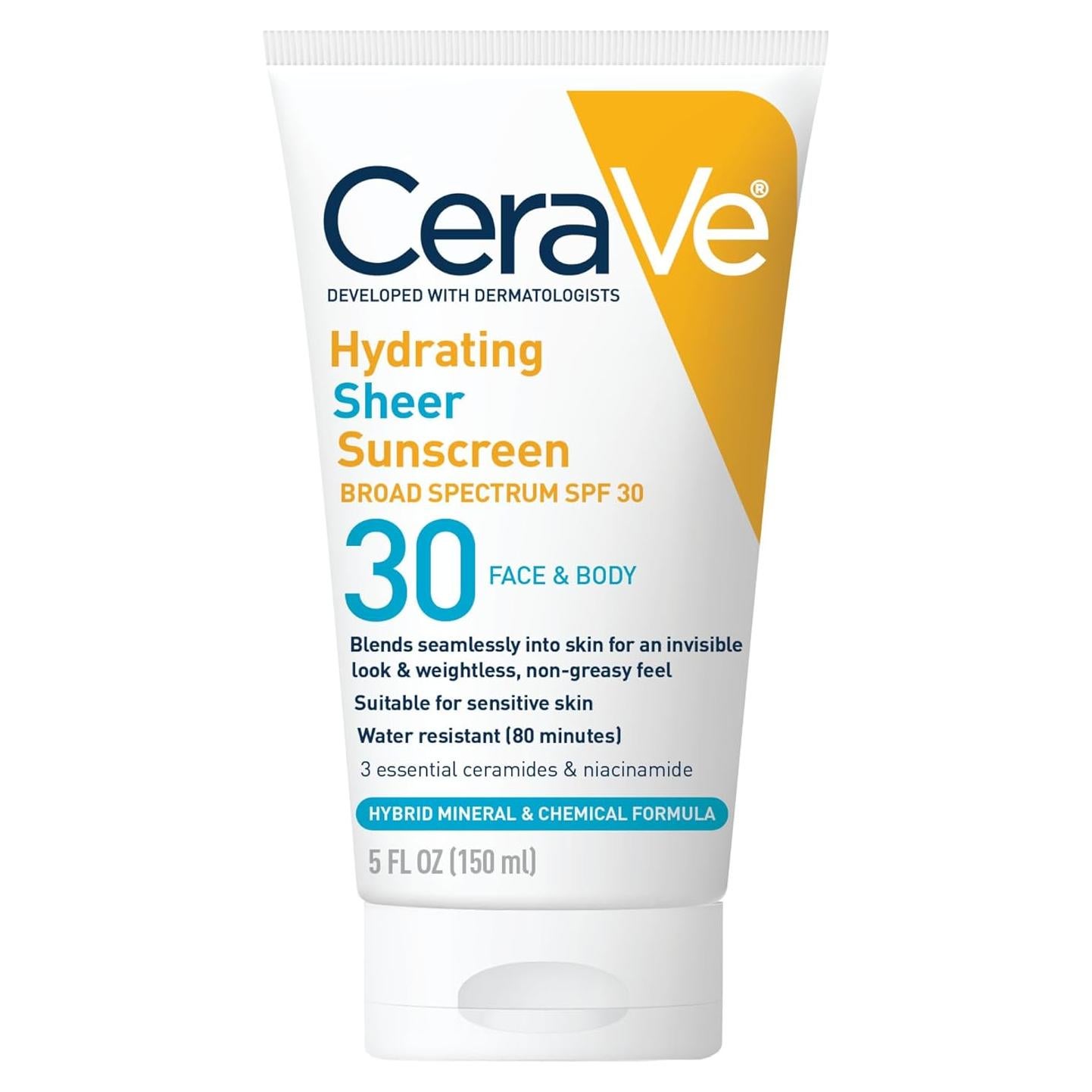 CeraVe Protector Solar Hidratante SPF 30 142g para Cara y Cuerpo
