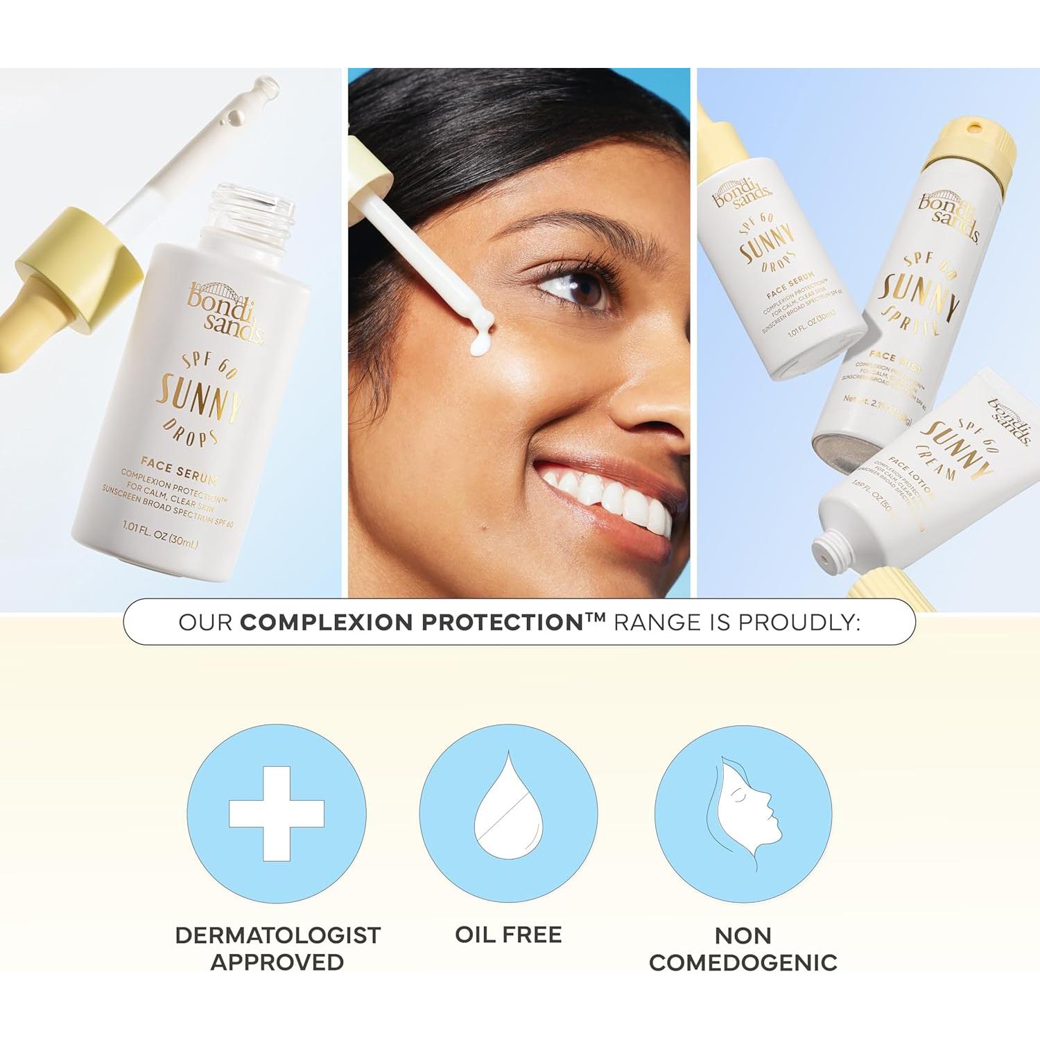 Suero Facial Bondi Sands Sunny Drops SPF 60 Hidratante 30 ml