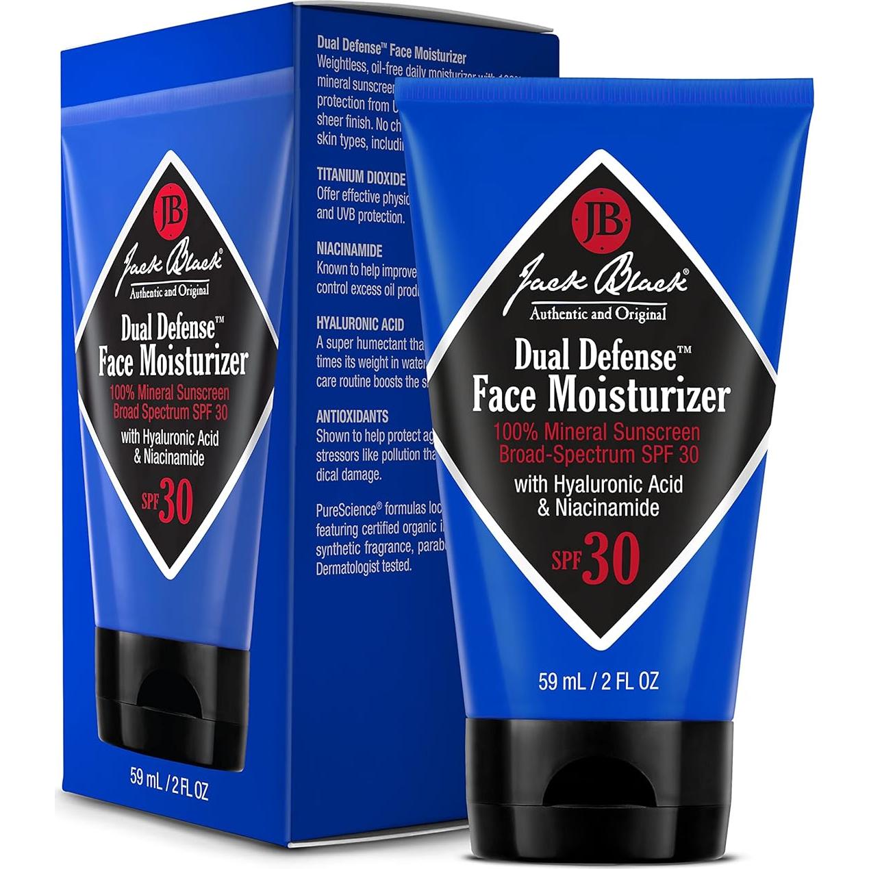 Hidratante Facial Jack Black Dual Defense SPF 30 100ml