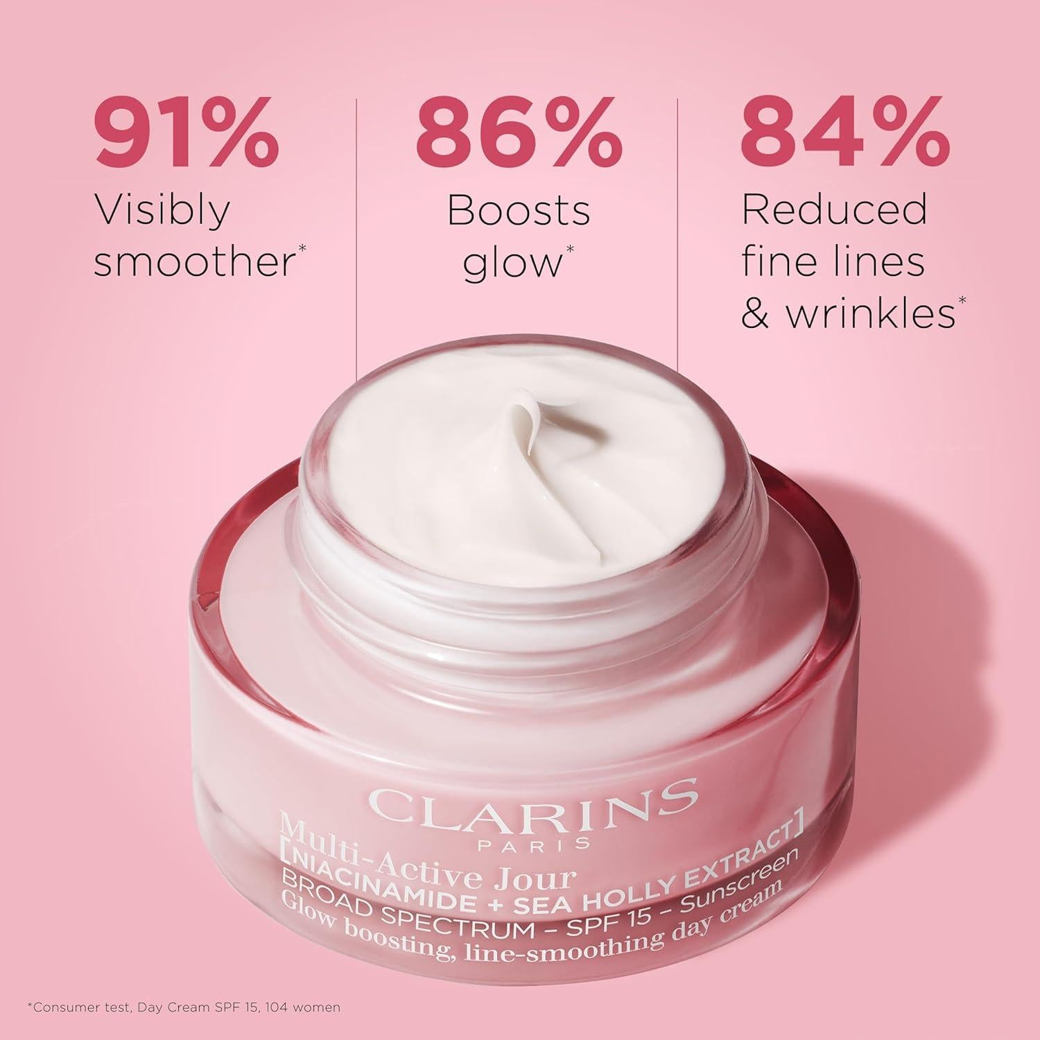 Crema de Día Multi-Activa Clarins SPF 15 48g Niacinamida