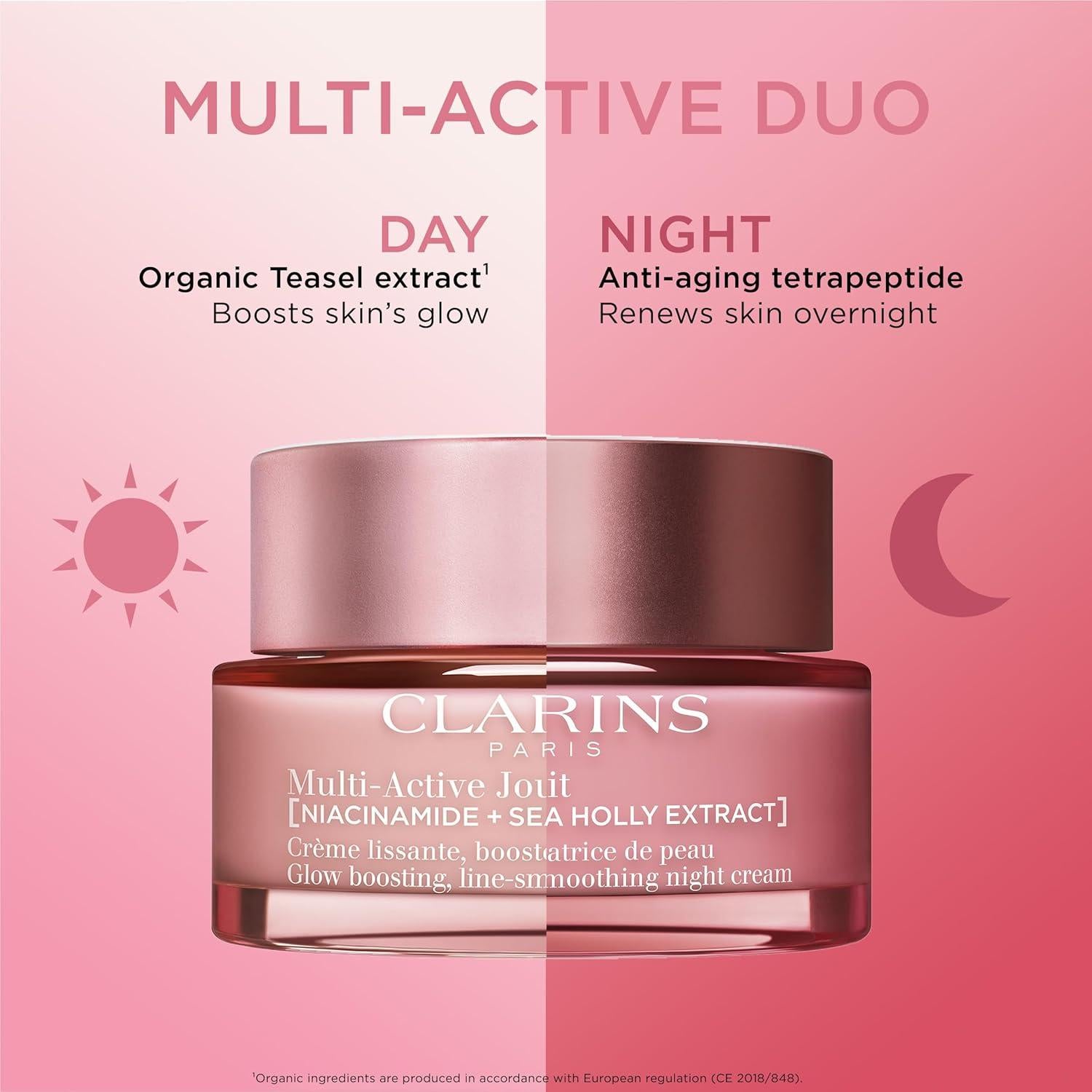 Crema de Día Multi-Activa Clarins SPF 15 48g Niacinamida