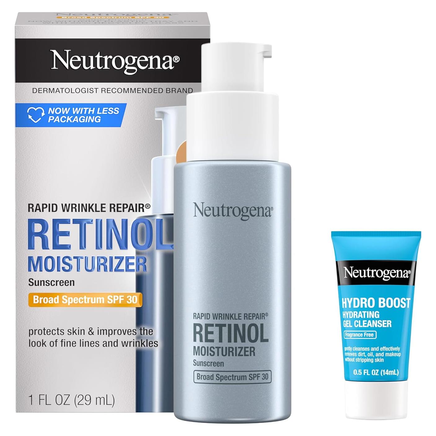 Crema Facial Antienvejecimiento Neutrogena 29.57 ml con Retinol y SPF 30