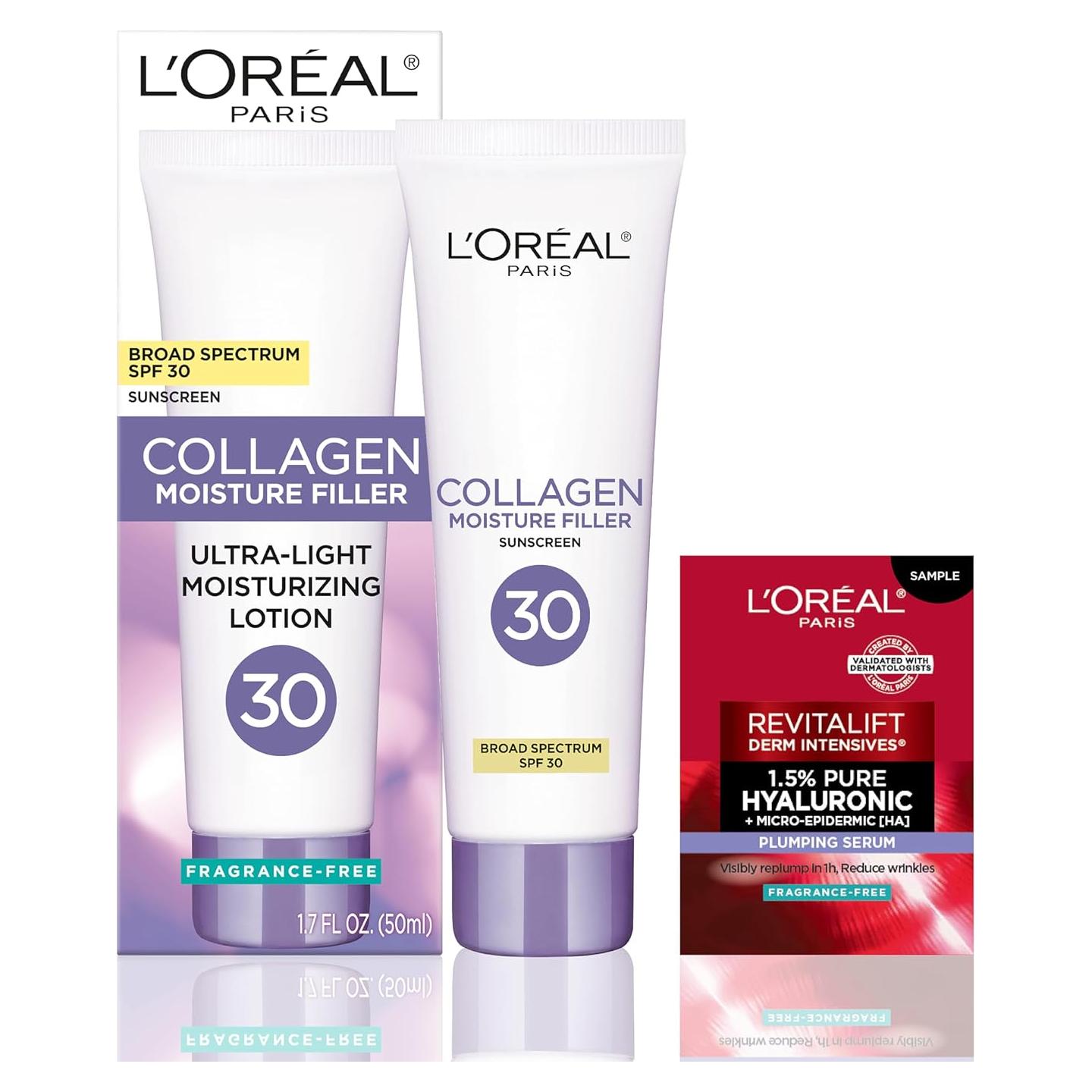 Crema Facial Hidratante L'Oreal Paris Colágeno SPF 30 48g