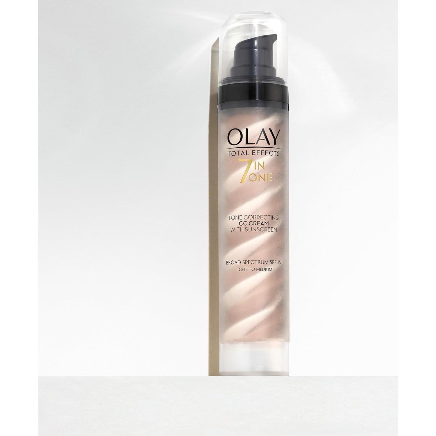 Olay Total Effects Crema CC Hidratante SPF 15 60g Piel Ligera a Media