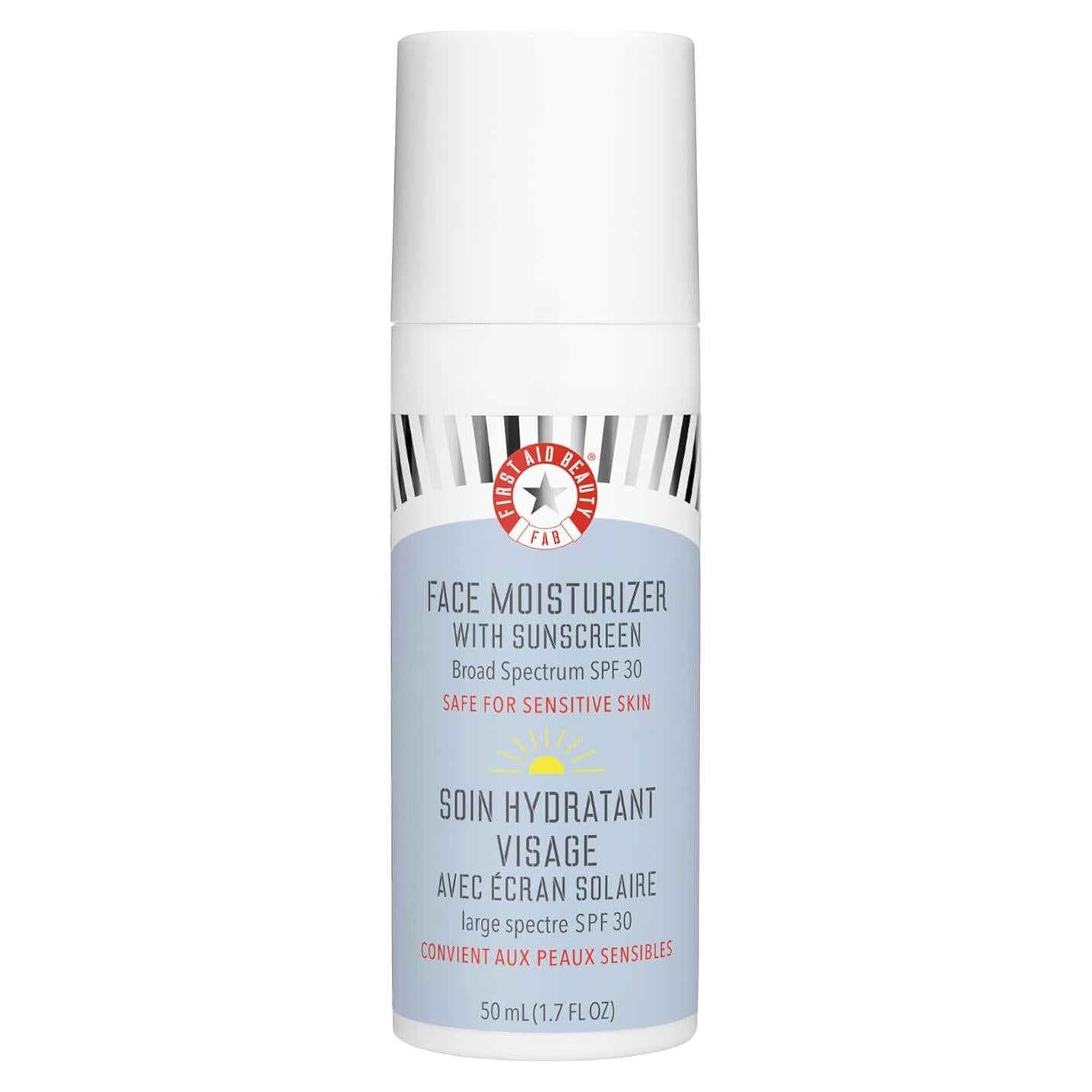 Hidratante Facial First Aid Beauty con Protector Solar SPF 30 - 48.2 g