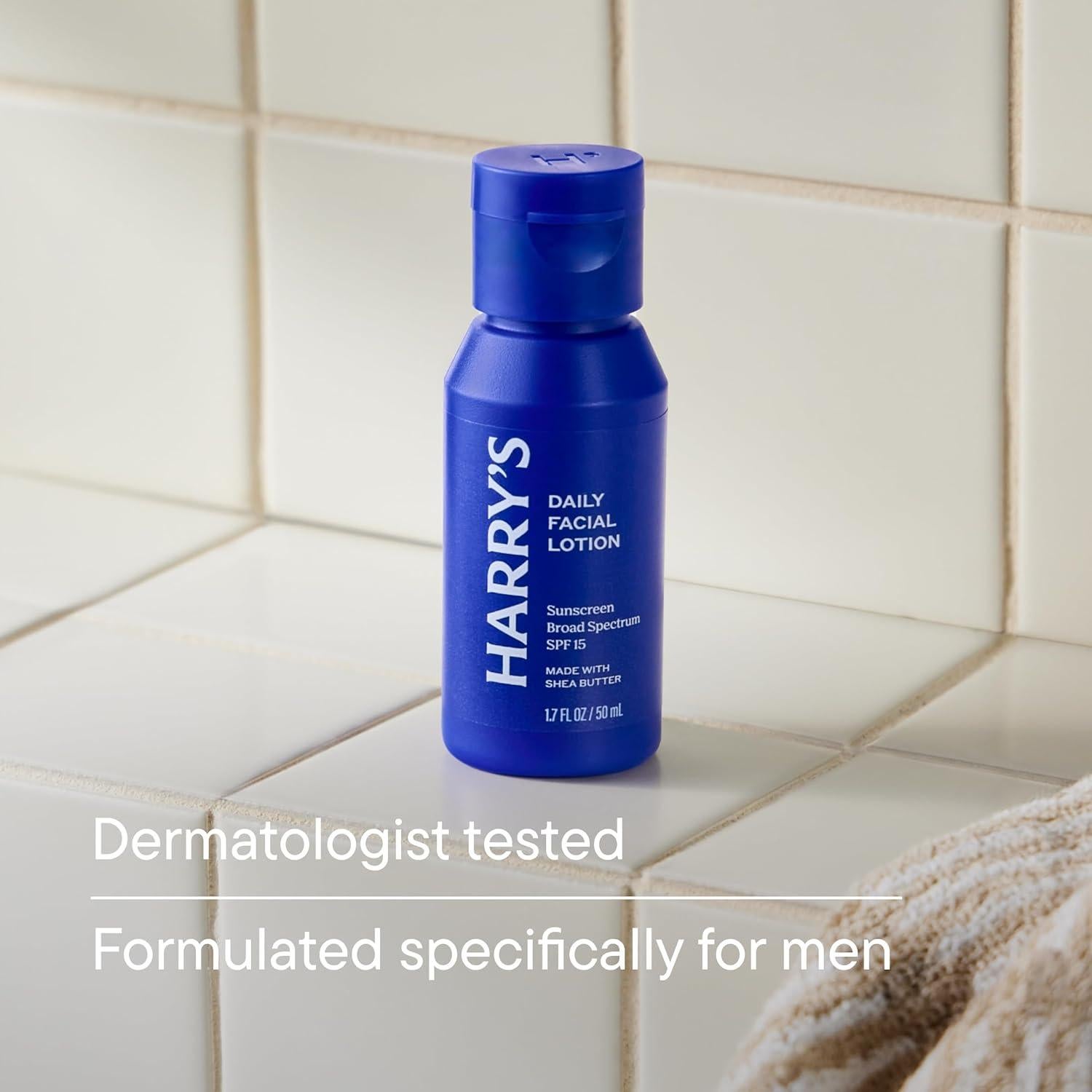 Hidratante Facial Harry's con SPF 15 - Paquete de 2 x 50 ml