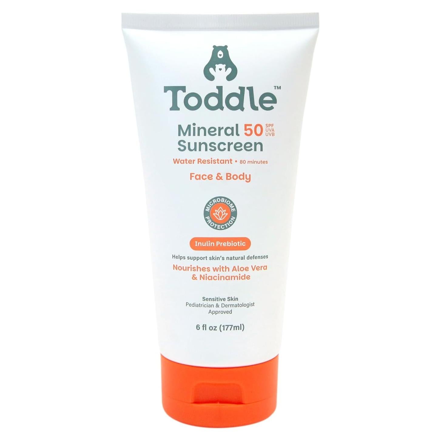 Protector Solar Mineral Toddle SPF 50 Niños 170g - Sin Residuos