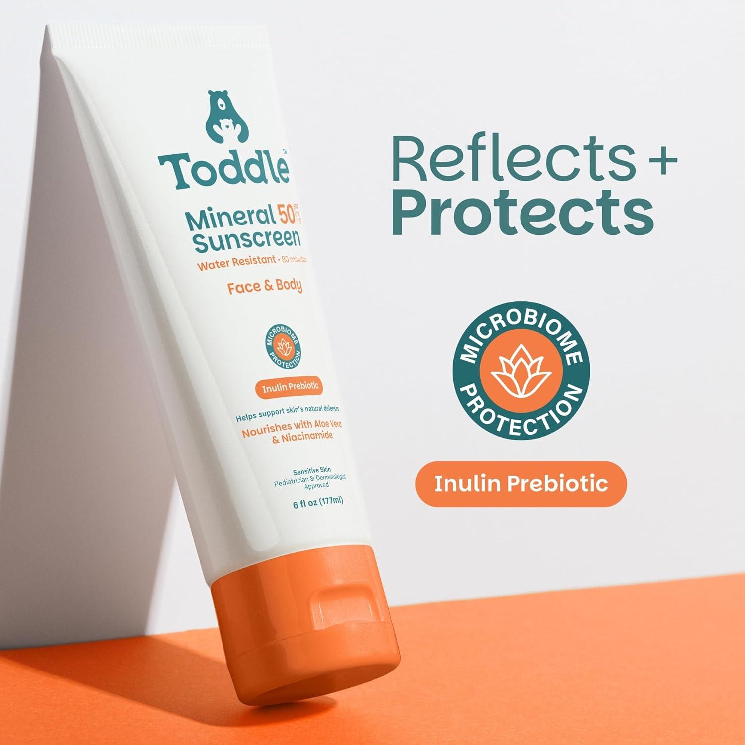 Protector Solar Mineral Toddle SPF 50 Niños 170g - Sin Residuos