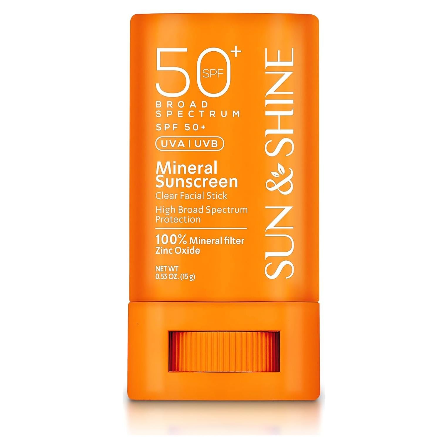 Protector Solar Mineral en Barra Sun & Shine SPF 50+ 15g