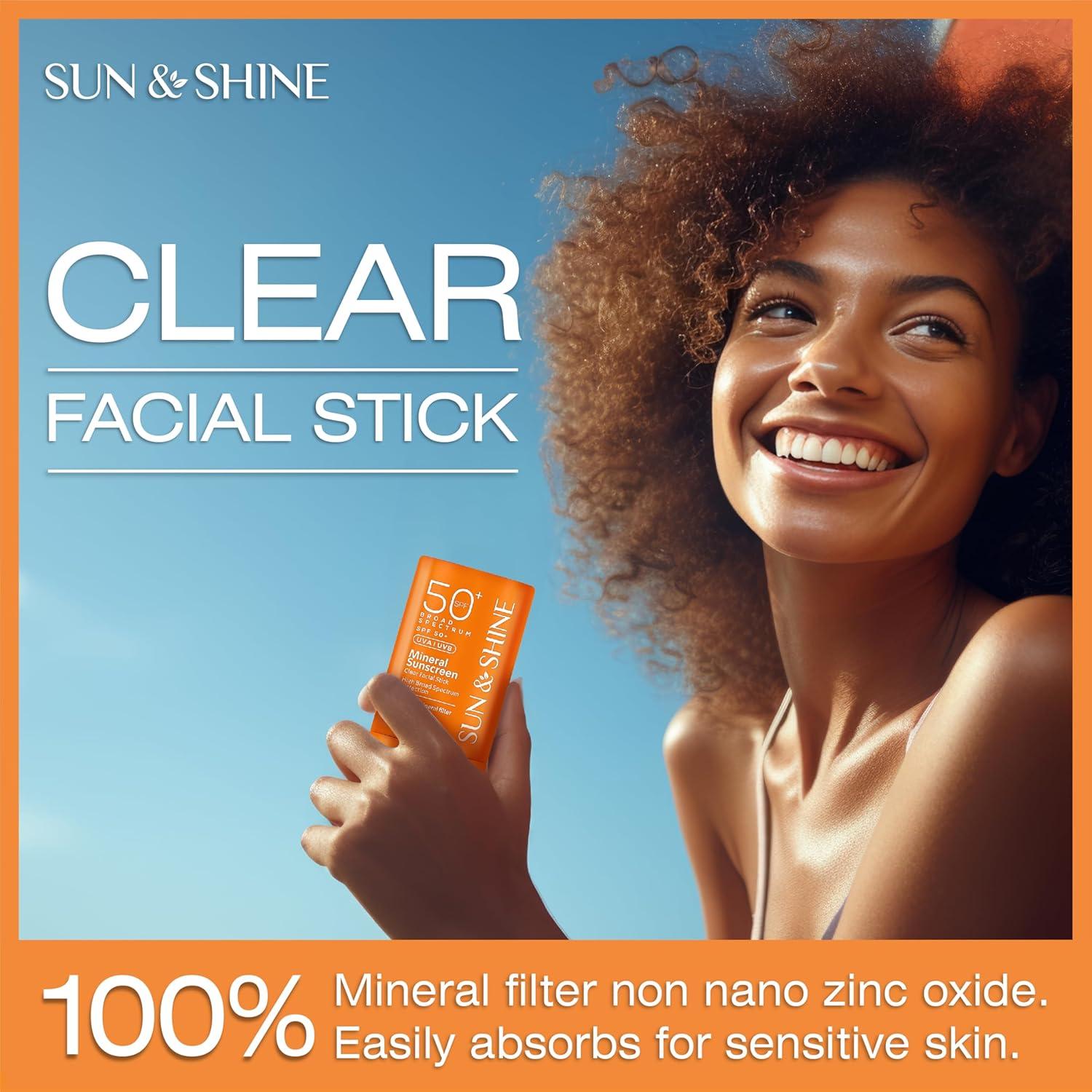 Protector Solar Mineral en Barra Sun & Shine SPF 50+ 15g
