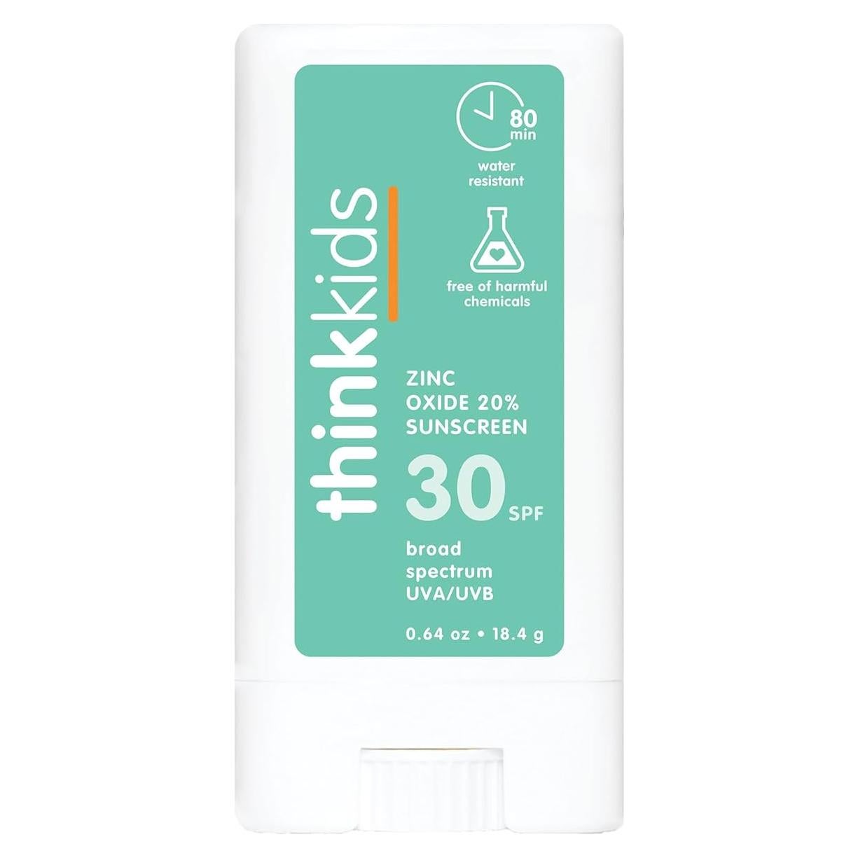 Protector Solar Mineral Thinksport Niños SPF 30 Barra 18 g