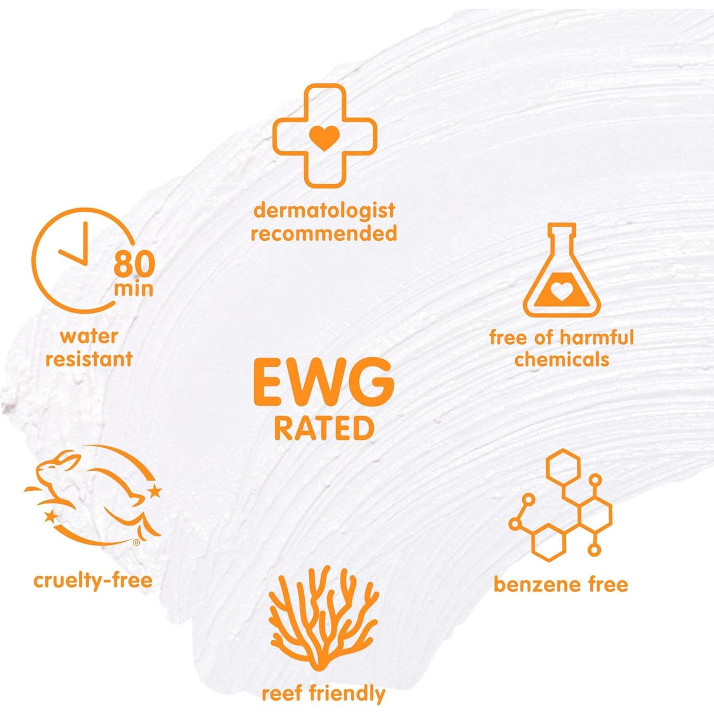 Protector Solar Mineral Thinksport Niños SPF 30 Barra 18 g