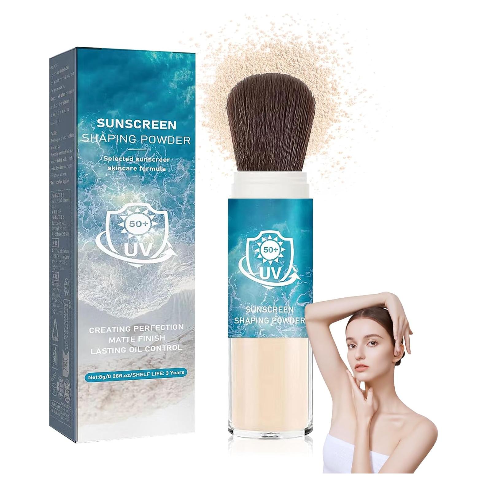 Polvo de Fijación Solar DuoZeng 49.87g SPF50+ Control Aceite