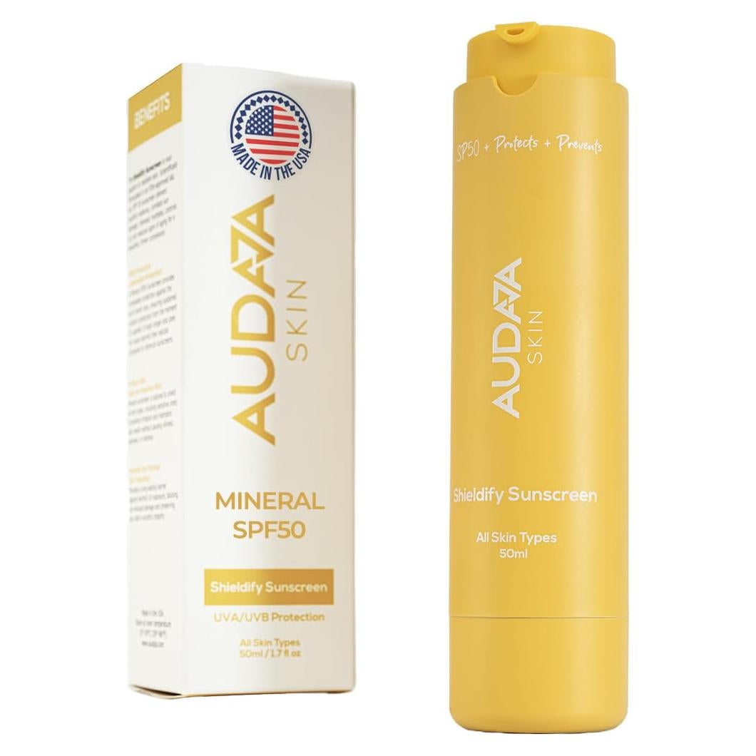 Protector Solar Mineral SPF 50 Shieldify 100ml - No Graso y Resistente al Agua