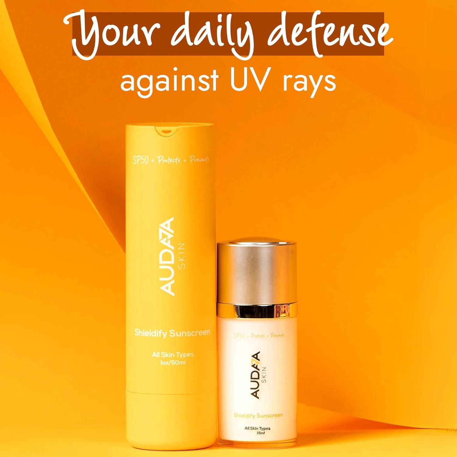 Protector Solar Mineral SPF 50 Shieldify 100ml - No Graso y Resistente al Agua