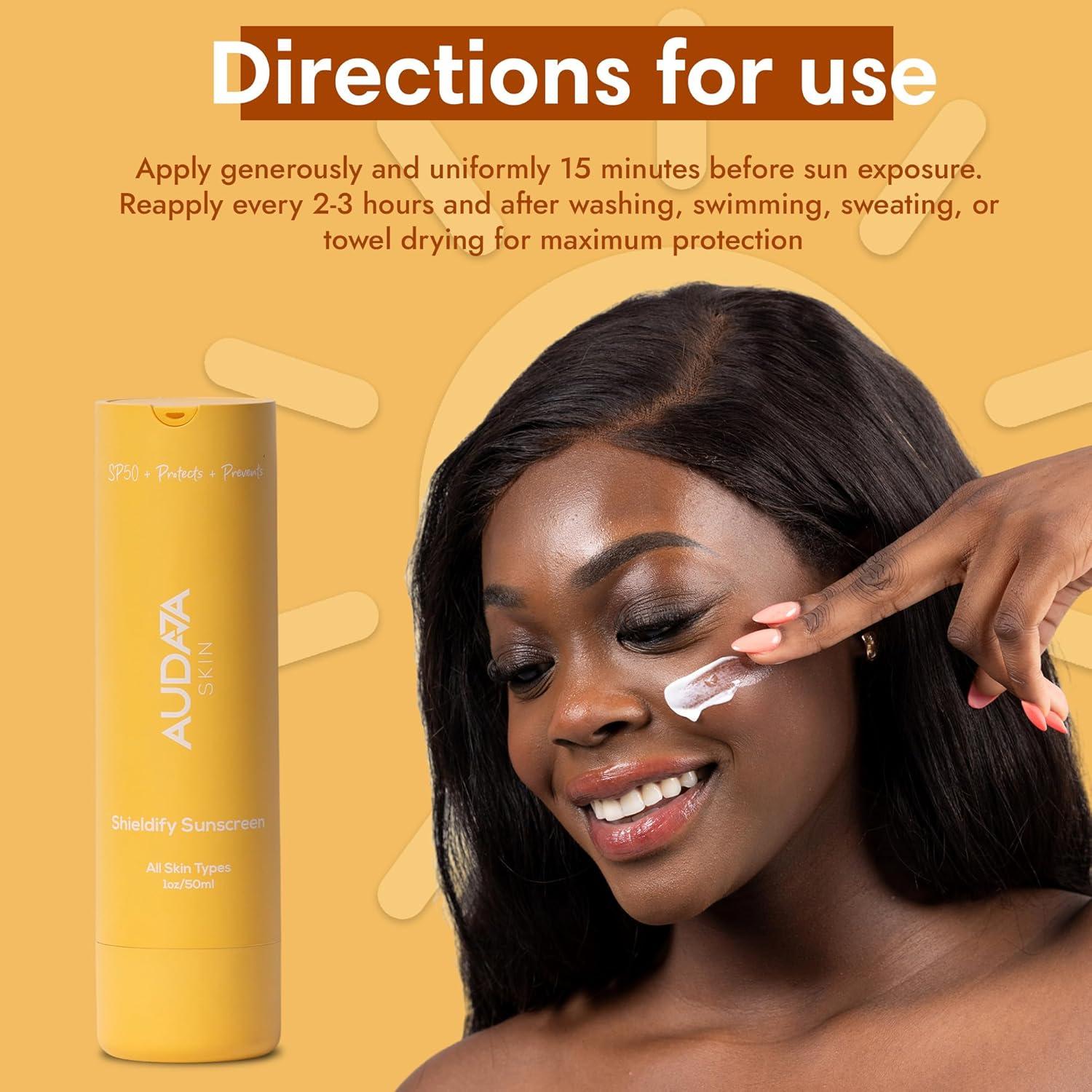 Protector Solar Mineral SPF 50 Shieldify 100ml - No Graso y Resistente al Agua