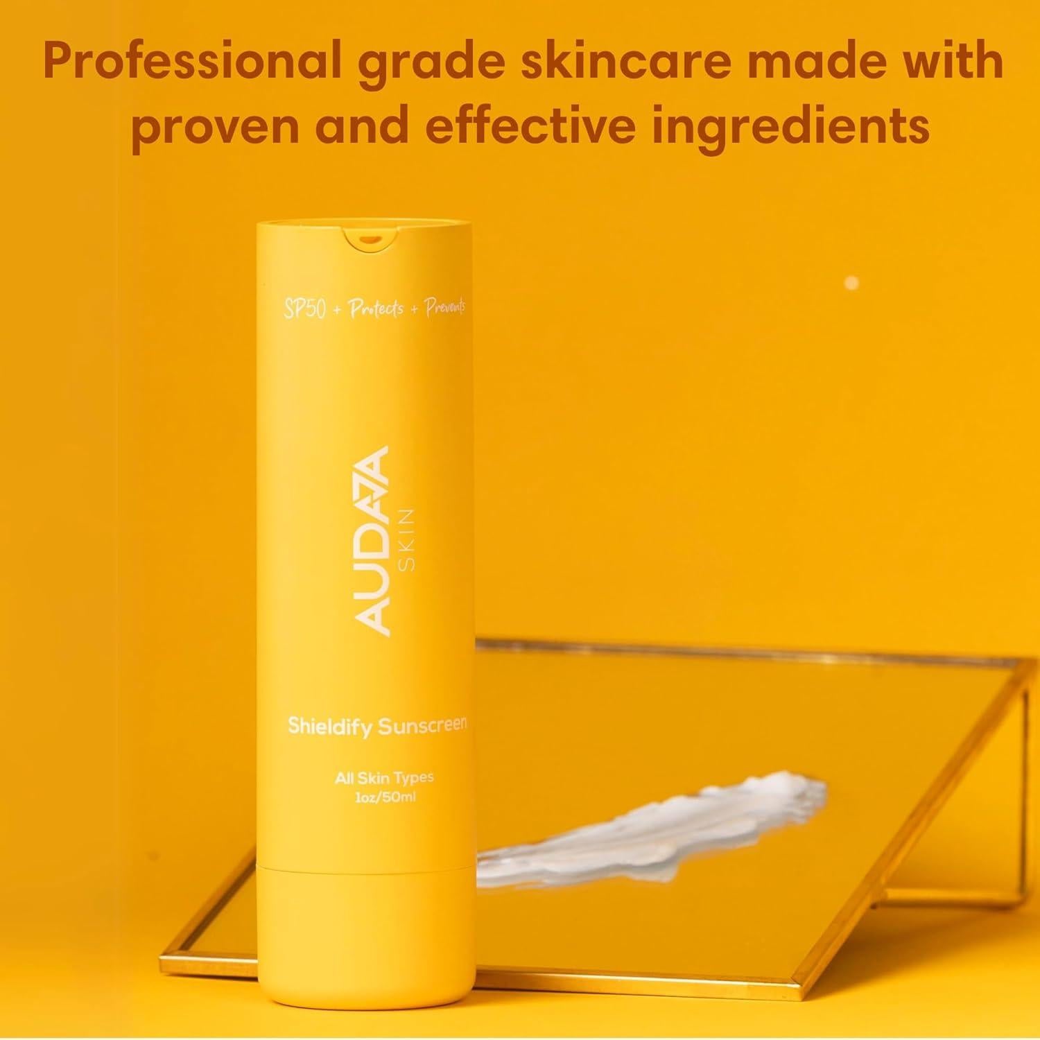 Protector Solar Mineral SPF 50 Shieldify 100ml - No Graso y Resistente al Agua