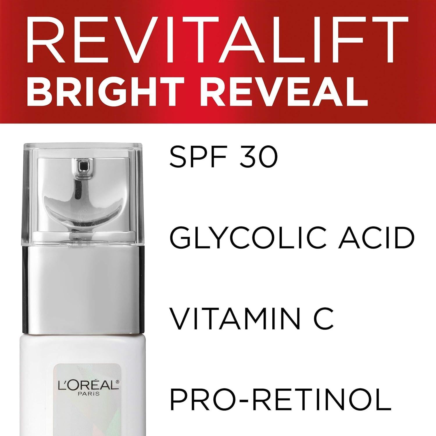 Crema de Día Anti-Envejecimiento L'Oréal Revitalift SPF 30 131g