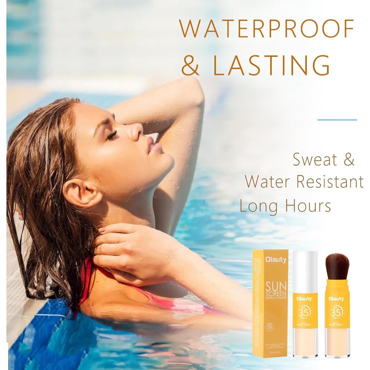 Polvo Mineral Fijador Solar SPF 35 Firstfly - Acabado Mate